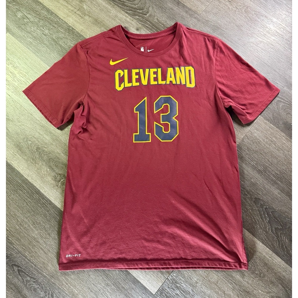 Cleveland Cavaliers NBA Nike Dri-Fit T-Shirt Tee Mens Size L Athletic Cut